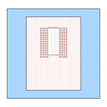 Dialyse: SX8310  Champs Opératoire Anti-X Polyvalent Absorbant (L3) – Avec Fenêtre Rectangulaire - 30 x 40 cm (15/boîte)